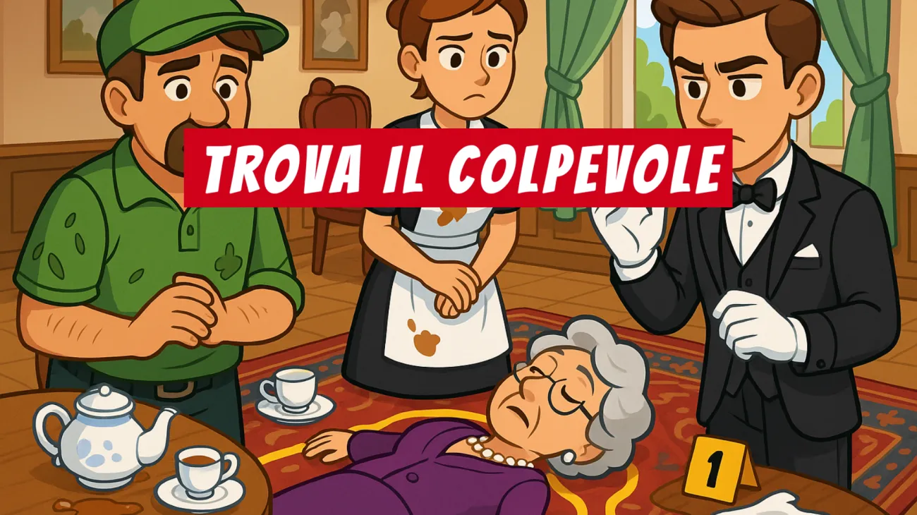 Solo chi ha un vero intuito da Sherlock Holmes riesce a risolvere il Mistero della Sala da Tè: accetti la sfida?"
