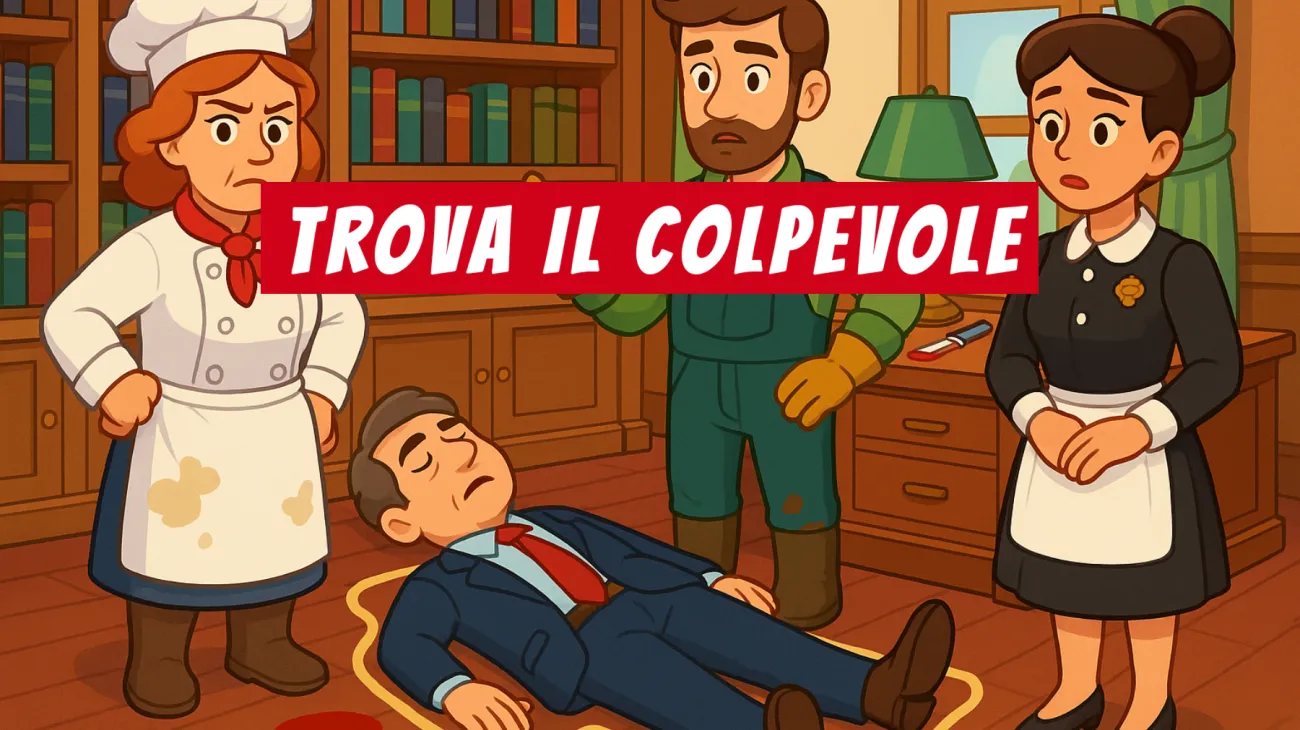 Solo chi ha un vero intuito da detective riesce a risolvere questo mistero della villa: scopri se sei tra i veri geni!"
