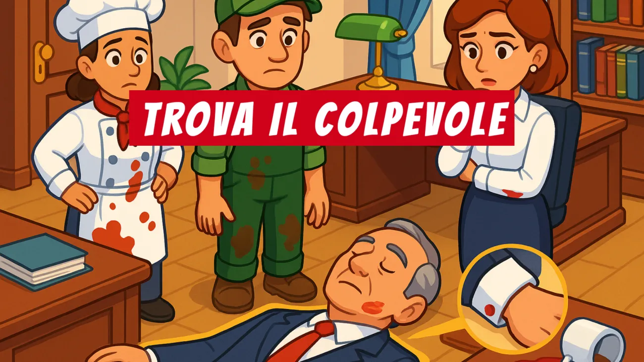 Solo i migliori risolvono questo enigma: chi ha ucciso il direttore all’ultimo piano? Mettiti alla prova e scopri se sei un vero genio!"