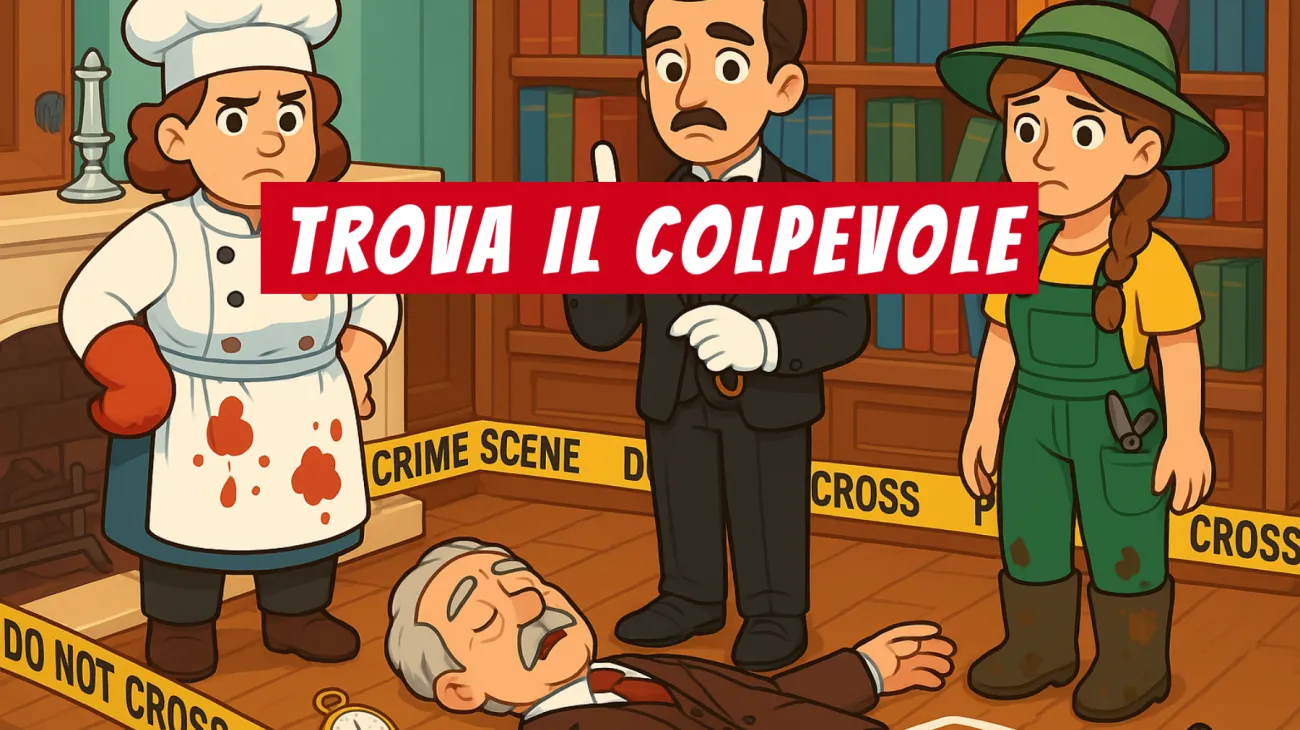Solo i veri geni riescono a risolvere questo mistero della villa: il 95% sbaglia il colpevole, tu ci riuscirai?"